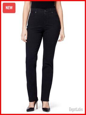 High Rise Tapered Jean Petite Cotton Spandex Stretchable 5 Pockets